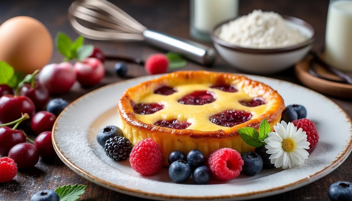 Découvrez la recette du clafoutis gastronomique, révélée par un chef étoilé. Apprenez les astuces pour sublimer ce dessert traditionnel avec des saveurs raffinées, pour un moment gourmand inoubliable.